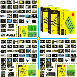 Keyestudio 37 Módulo de Sensor en 1 Caja Kit de Aprendizaje Nuevo Sensor Starter V2.0 Kit para Arduino Sin Placa Base