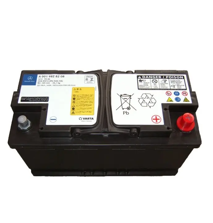 XPEI 000 982 73 08 Autoersatz-Hybrid batterie für Mercedes Benz BMW AGM VRLA Trocken batterie 0009827308