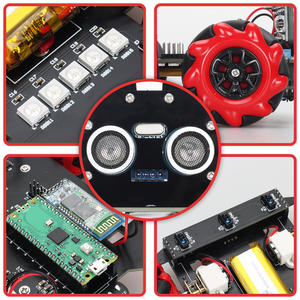 Kit de inicio de robot 4WD, vástago de programación RGB con evitar obstáculos para que los niños aprendan para educación y placas de fabricante - Product Image 5