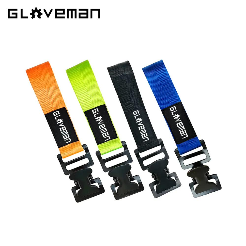 GLOVE MAN custom Metall Anti-Lost-Sicherheit Arbeits handschuh Karabiner konstruktion Rutsch fester Clip Haken Grabber Handschuh halter Clips