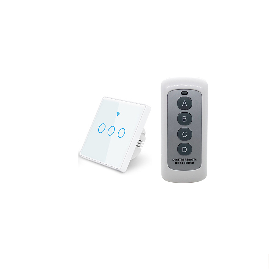 White wifi 3gang+4 gang Remote control