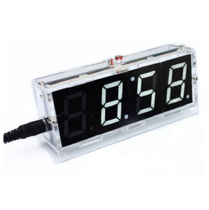 KIT fai da te orologio elettronico Kit microcontrollore a LED orologio digitale tempo controllo della luce termometro della temperatura - Product Image 2