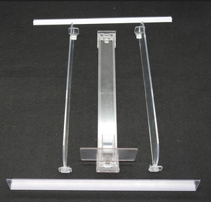 Supermercato automatico di plastica caricato a molla frigorifero acqua Self Feed Management Roller sistema Glide Drink Bottle Shelf Pusher - Product Image 6
