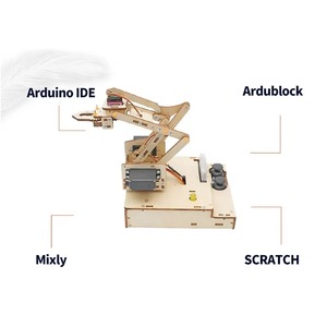 DIY Programm intelligente Roboter Arm Kit Spielzeug Arduino gemischt Kratz stamm Kinder lernen Uno Robot Development Board für Kinder