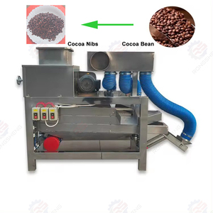 Máquina descascaradora de granos de cacao pequeña, máquina descascaradora de piel de granos de cacao, peladora de granos de cacao - Product Image 2