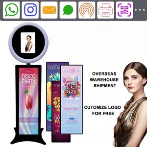 Perlengkapan Pesta Kamera GT Photo Booth SLR/DSLR Smartphone iPad 12.9 inci Aluminium Alloy Cermin Ajaib Portabel Cetak Instan Wi-Fi - Product Image 2