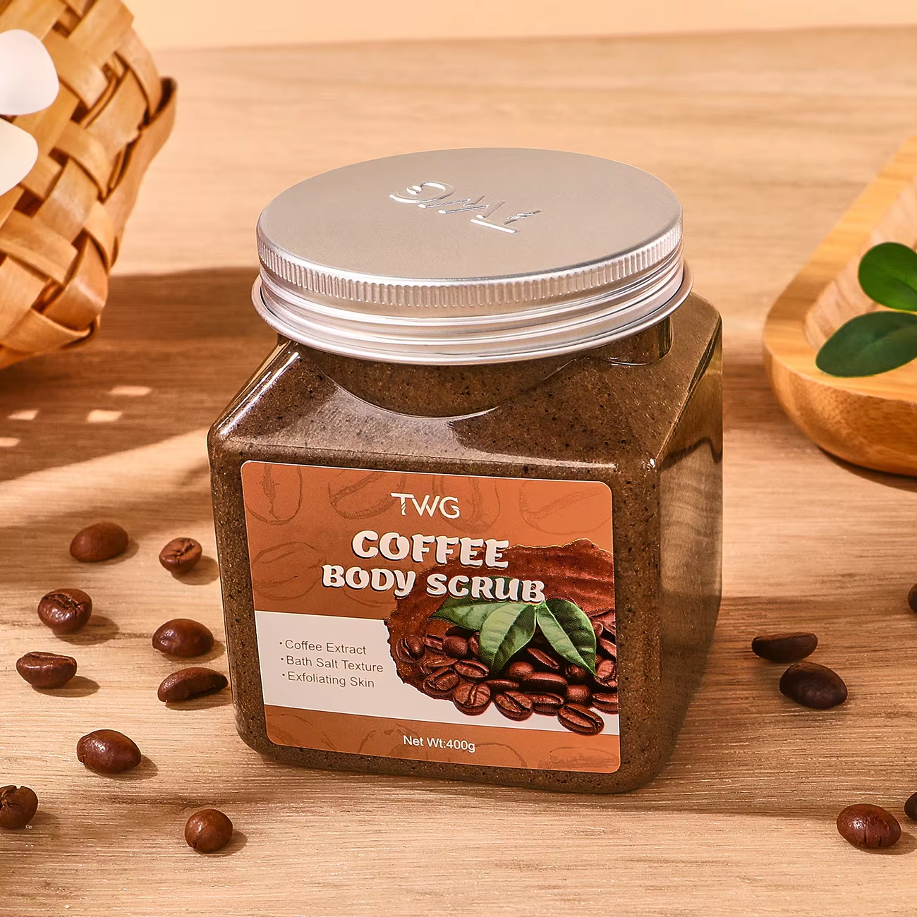5843 TWG Coffee Bath Salt Body Scrub 400g (English Version)