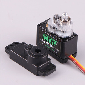 PTK 7455 MG-D Micro Servo 12g servo digitale ad alta velocità e grande torsione con denti in metallo (dimensioni 9g) modello ad ala fissa - Product Image 3