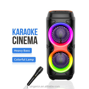 ABS-2401 גבוהה באיכות כפולה 4 אינץ mp3 נגני LED צבעוני אור <span class=keywords><strong>Dj</strong></span> המפלגה bluetooth רמקול מסיבת <span class=keywords><strong>Sond</strong></span> קול תיבת partybox 110