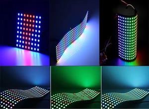 Pixel-LED-Matrix Individuell adressierbar 8 X8 SMD5050 RGB Traum farbe WS2812 SK6812 LC8816E LED-Anzeige bildschirm LED-Flächen leuchte