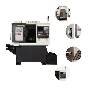 Mini máquina de torno CNC de trabajo de servicio medio de bajo costo, máquina de torno giratorio CNC de Control Digital, torno CNC de eje C pequeño a la venta - Product Image 1