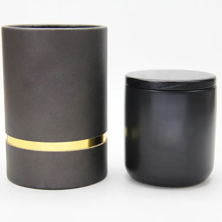 Kunden spezifische Zylinder bedruckte runde Kraft papier Teekanne Beutel Verpackungs röhrchen Box