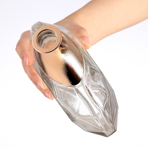 Bình rượu thủy tinh bán chạy 250ml 400ml 700ml, chai rượu mini trong suốt, chai rượu mạnh, rượu mùi có nắp thủy tinh - Product Image 3