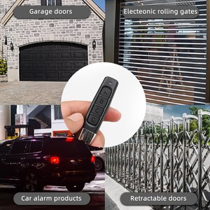 Telecomando universale 433mhz 4 canali porta porta apriporta telecomando duplicatore Clone codice clonazione chiave auto codice fisso