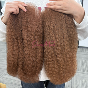 Giá bán buôn shoumei màu sắc tự nhiên Micro <span class=keywords><strong>Twist</strong></span> tóc con người 4b4c 100% tóc con người afro kinky số lượng lớn Hot Sản phẩm bán chạy - Product Image 4