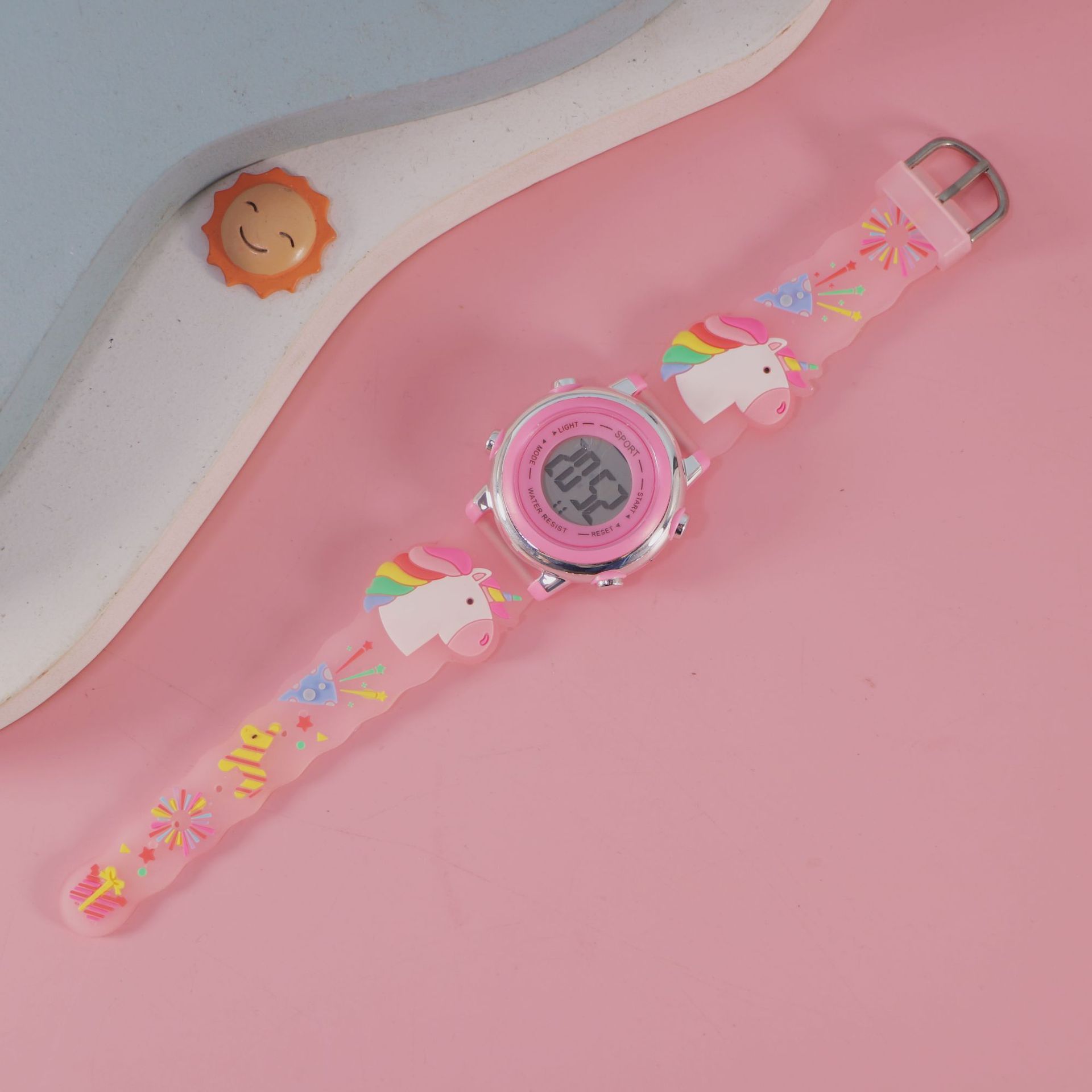 Licorne 6 rose