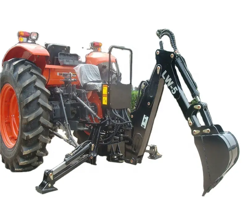 ¡Eficiente! Tractor de césped retroexcavadora/ATV mini retroexcavadora excavadora precio bajo