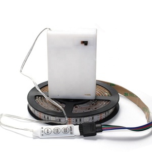 リモート24キー付きバッテリー駆動5050 RGB LEDストリップライト - Product Image 5