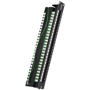 Panel de conexión de telefonía de montaje en rack 1U de 25 puertos | Cableado universal de telecomunicaciones para centros de datos y redes empresariales - Product Image 2