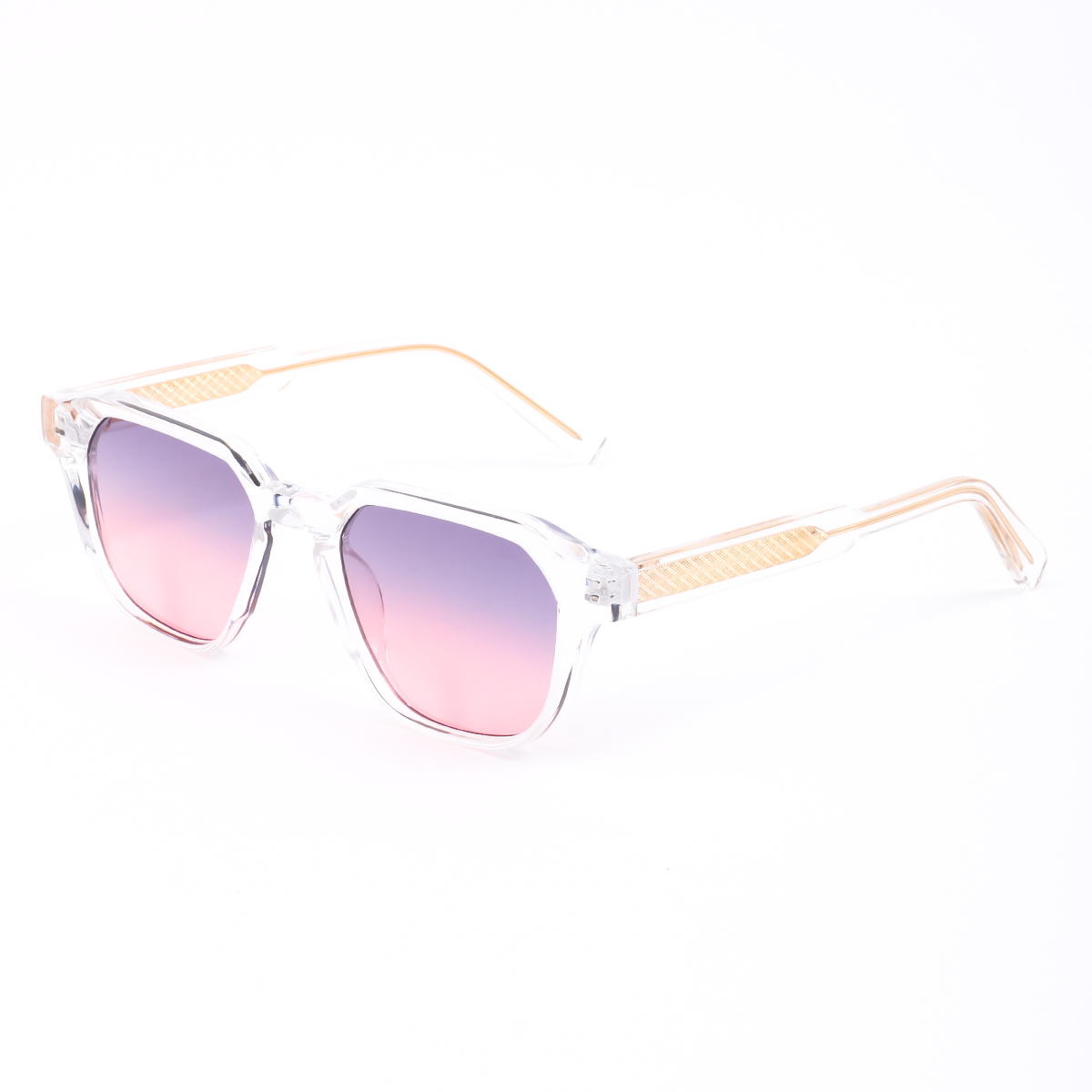 Clear/Gray Pink