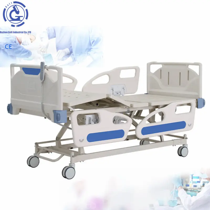 Tempat tidur rumah sakit nyaman peralatan rumah sakit medis lima fungsi tempat tidur Manual
