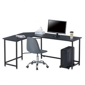 Luxury Modern Executive <strong>Computer</strong> Desk in Wood L-Shape Office Furniture for Home Study Stock Available - Product Image 1