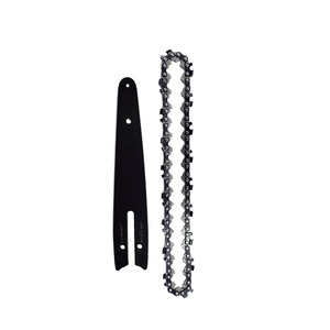 Wholesale Semi Chisel Chainsaw Accessories 4/6 Inch <strong>Chain</strong> Guide Electric Chainsaw <strong>Chains</strong> and Guide <strong>Used</strong> for Logging and Pruning - Product Image 1