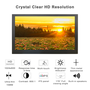 Pantalla adicional Resolución de 1024x600 Alimentación USB mini PC Computadora portátil Táctil IPS Monitor LCD de 7 pulgadas para Raspberry Pi