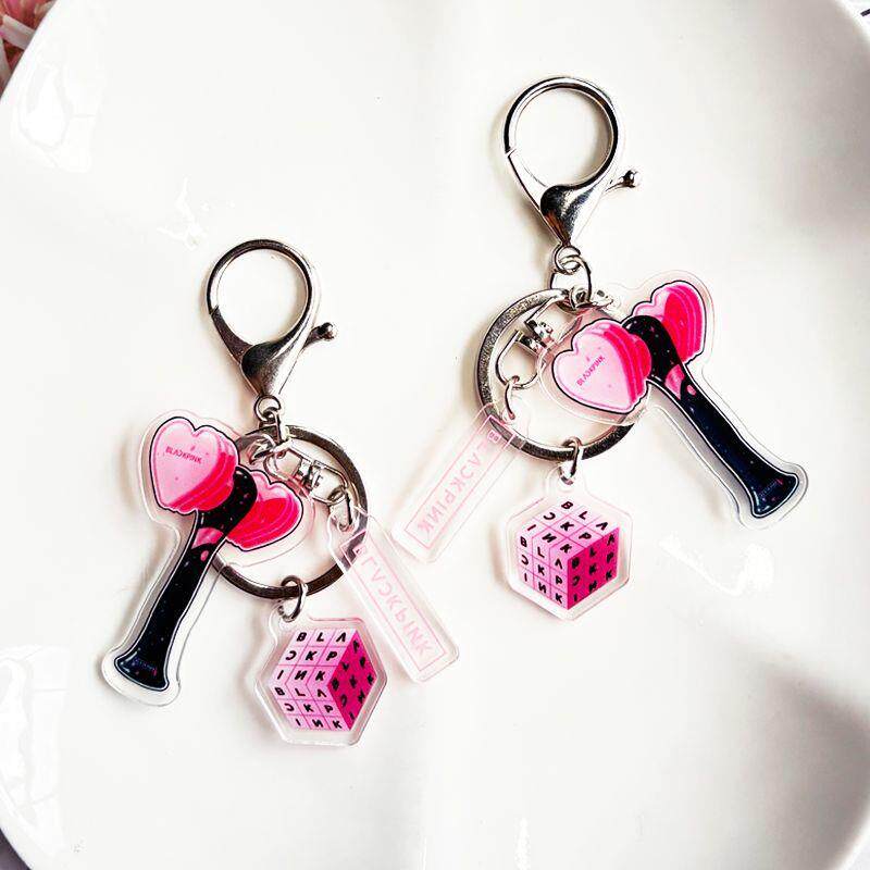 pink ink aid stick-key chain