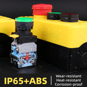 Hban bottoni Maker 22mm di plastica interruttore IP65 impermeabile connessione a pulsante scatola - Product Image 3
