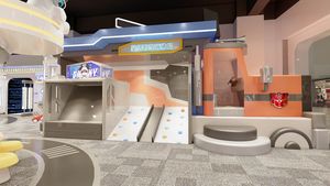 Augustina presentato popolare spazio a tema parco divertimenti commerciale per bambini giocattoli CE certificata spugna legno PVC materiale - Product Image 5