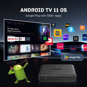 G1 Android TV Box Google-zertifizierte Vision HDR10 4G 32G WiFi6 4K Ultra HD-Streaming-Medien gerät 2GB RAM 16GB Speicher Amlogic US - Product Image 5
