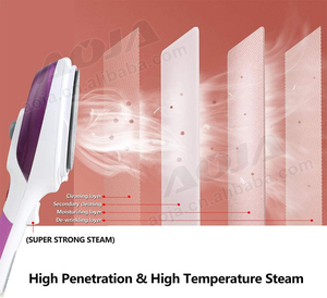 Handheld Portable Steam Iron With <strong>Temperature</strong> <strong>Control</strong> Garment Steamer Removes Wrinkles for Clothing Fabric for Home Travel - Product Image 6