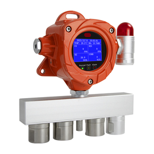 Feste Multi-Gas detektor EX O2 CH4 CO2 CO SO2 Gassen sor Ozon detektor 6 in 1 Gasana lysa toren