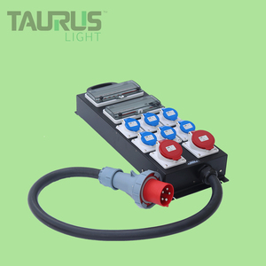 High Quality 63A CEE 5P <strong>Input</strong> 32A <strong>Output</strong> Power Distribution Box <strong>6</strong>*16A With RCD Main Breaker - Product Image 1