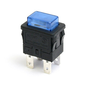 Baokezhen SC7097 in miniatura di plastica interruttore di pulsante on off con la luce 16A 250V T125 1E4 per macchina per il caffè - Product Image 6