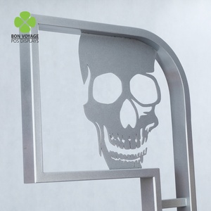 Cửa hàng rượu chai Whisky rượu hiển thị giá siêu thị Kim Loại Xoay mềm uống bia đồ uống lon hiển thị kệ - Product Image 3