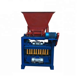Clay Adobe Hollow Concrete Block Making Motor de cenizas volantes Tipo de componente Máquina de moldeo de bloques huecos Procesamiento - Product Image 3