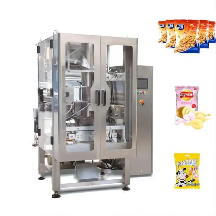 Máquina automática de envasado de alimentos, sellado de relleno de forma vertical, 2kg, VFFS