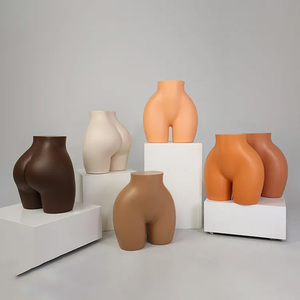 Chất Lượng Cao Cong Phụ Nữ Đầy Đủ Cơ Thể Ăn Mặc Hình Thức Người Giả Trên Cơ Thể Giả Lớn Mông Ngực Sợi Thủy Tinh Sơn Da Bao Gồm Đầu - Product Image 3