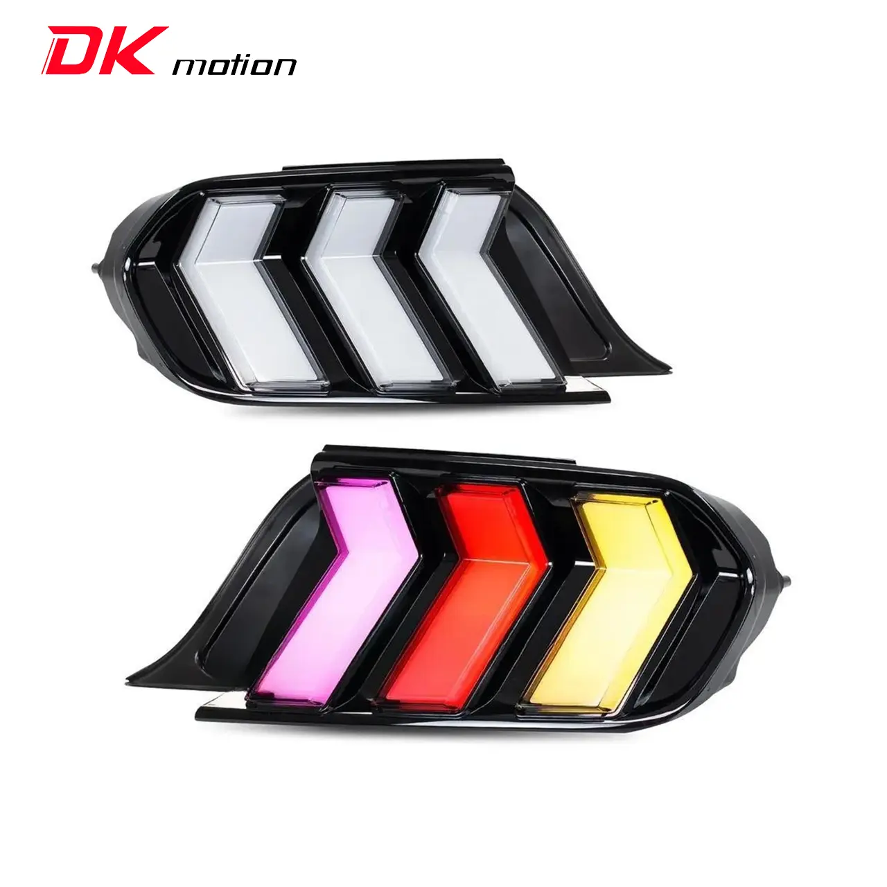 Dẫn nước Flash tín hiệu lần lượt đèn phía sau 2015 2023 dẫn đuôi đèn cho Ford Mustang dẫn đuôi ánh sáng lắp ráp