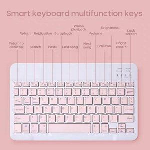 BT <strong>Keyboard</strong> for Apple <strong>Android</strong> Mobile Phone Universal Ultra-Thin Portable <strong>Keyboard</strong> with <strong>Mouse</strong> Set - Product Image 2