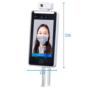 Escáner de huellas dactilares Control QR Torniquete Asistencia Sistema Linux Detección facial Cámara en la nube Dispositivo de reconocimiento biológico - Product Image 3