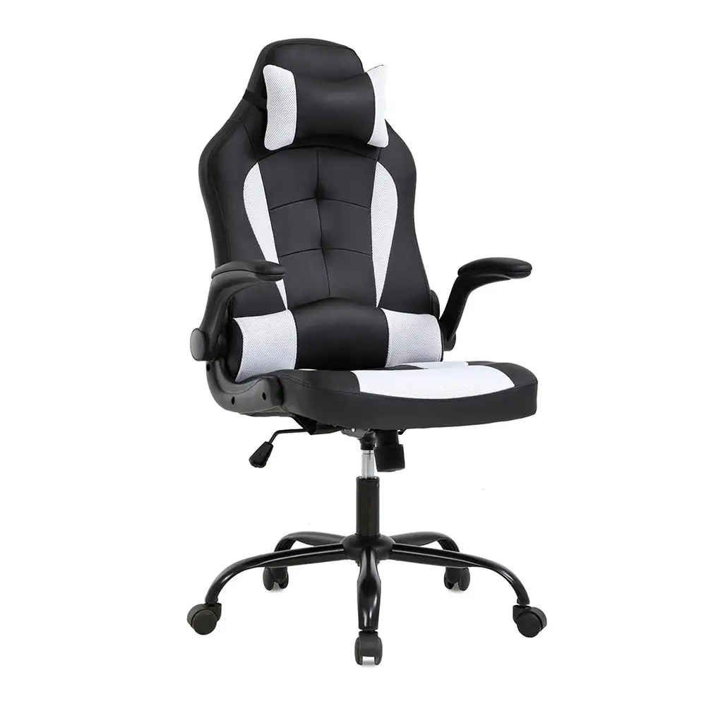 NBHY Barato Ergonômico Escritório Computador Desk Chair Swivel Racing Gamer Cadeira com Encosto de Cabeça e Apoio Lombar