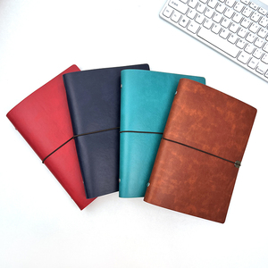 Tùy chỉnh in ấn Loose-Leaf ràng buộc da máy tính xách tay A5 B5 A6 Tạp Chí bìa cứng kế hoạch mềm PU Bìa văn phòng máy tính xách tay với dây đeo - Product Image 2