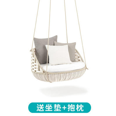 Single person hanging basket-white 858052