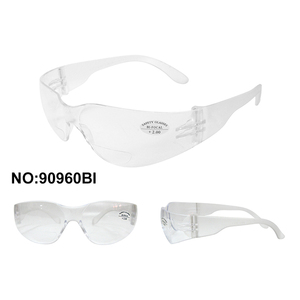 Lunettes de sécurité laser sans cadre de haute qualité avec conception bifocale Options d'alimentation multiples Protection UV385 certifiée ANSI/CE - Product Image 3