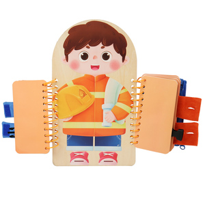 ของเล่นไม้สำหรับเด็กฝึกทักษะการเล่นบนกระดานแบบหลายชั้น - Product Image 6