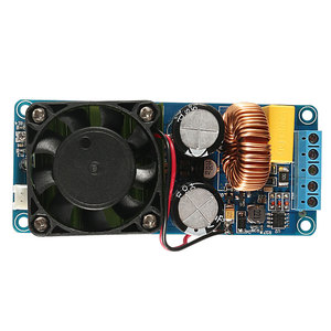 IRS2092S 500W Mono Channel Digital Amplifiers Board Classed D HIFI Power <strong>Amp</strong> Module with Cooling Fan DIY Kits for <strong>Arduino</strong> - Product Image 2