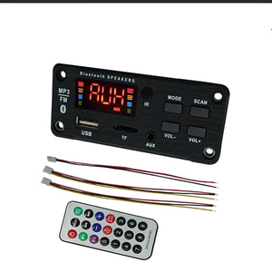 Fm радио Mp3 микрофон Bt плеер модуль аудио Музыка Bt микрофон декодер плата - Product Image 2